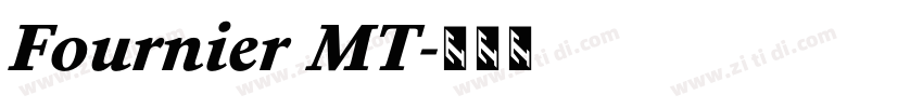 Fournier MT字体转换